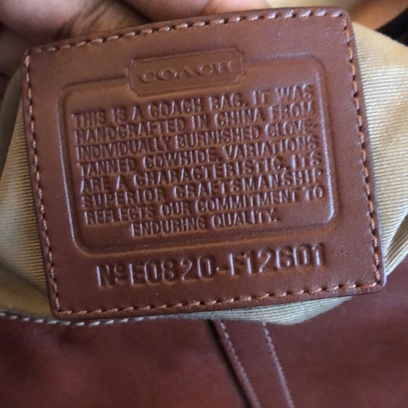 SOLD COACH Hamilton Buckle Leather Hobo Shoulder - Picture 3 of 6